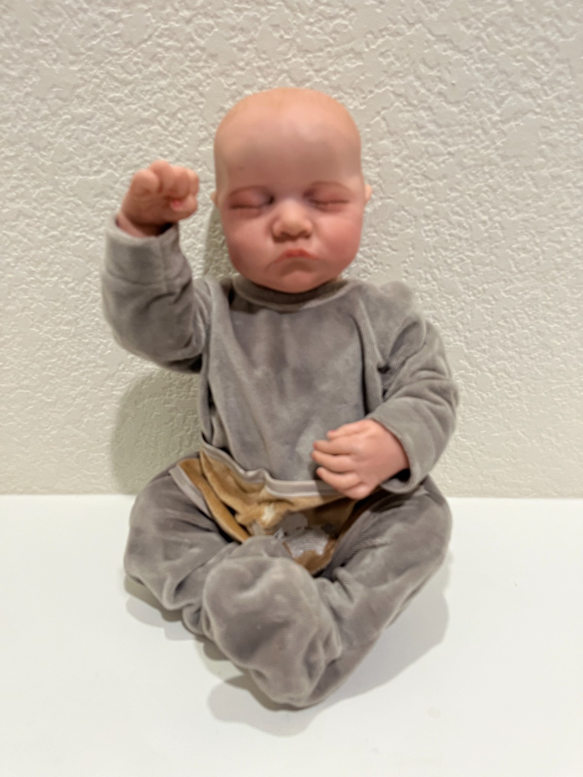 Realistic Sleeping Cosdoll Vinyl baby boy 18” Silicone Doll Reborn Baby Newborn