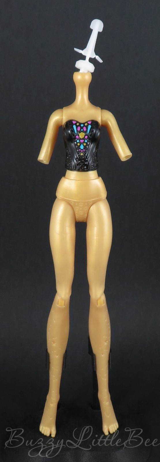 Monster High Doll G2 Dayna Treasura Jones Shriekwrecked Nude Body for OOAK