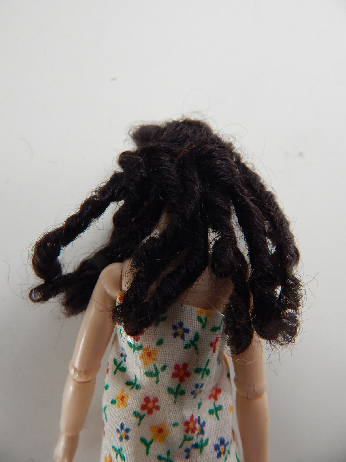 Heidi Ott #XW03-4 Doll House Miniature Doll Wig for Female adult 5.5″ Black