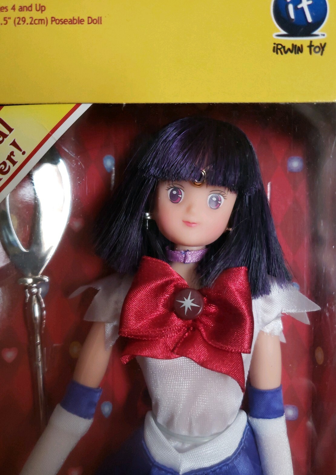 Sailor Saturn Doll 2001 Irwin Toys Canada Ltd Edition Sailor Moon Mint Rare NEW