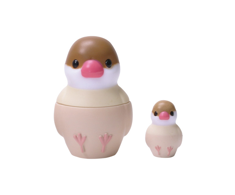 Mini Matryoshka Bird Nesting Doll Mystery Capsule Japanese Toy 1 Random Figure