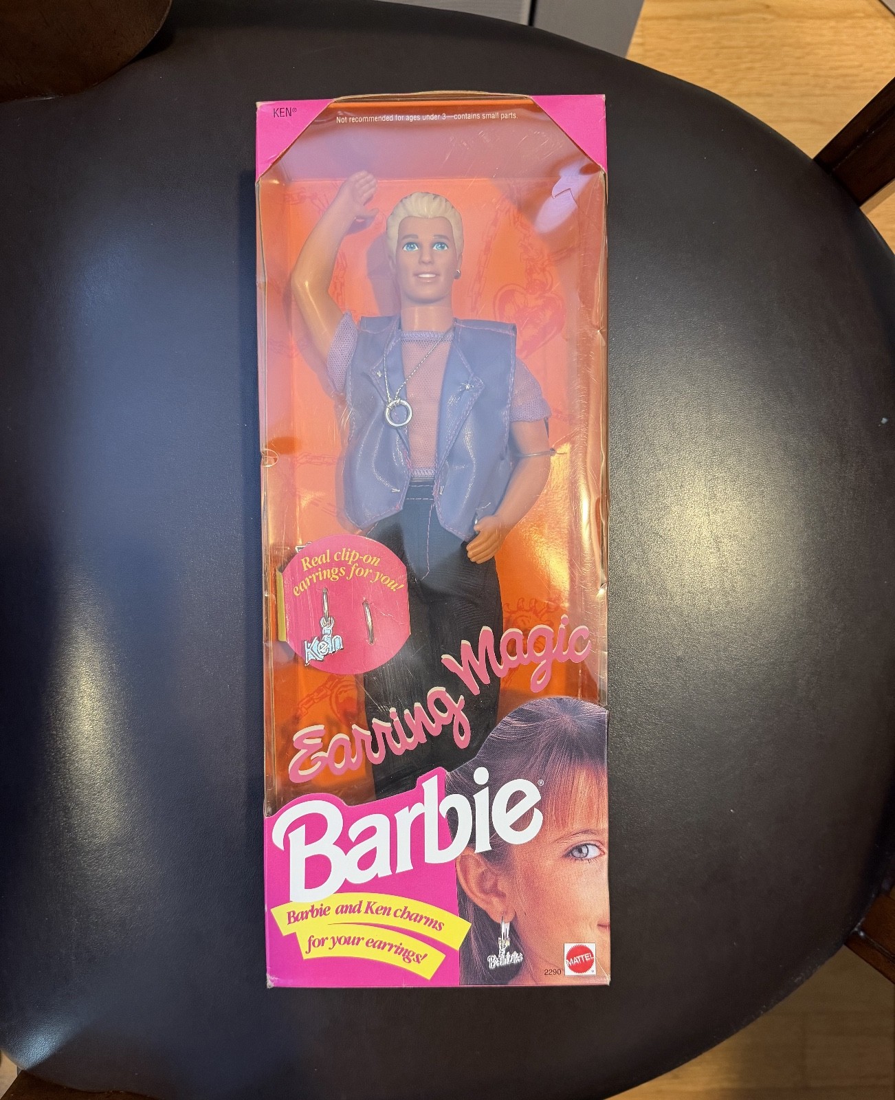 Mattel Earring Magic Ken Doll Barbie (1992) BRAND NEW IN BOX + BONUS Rosie Doll