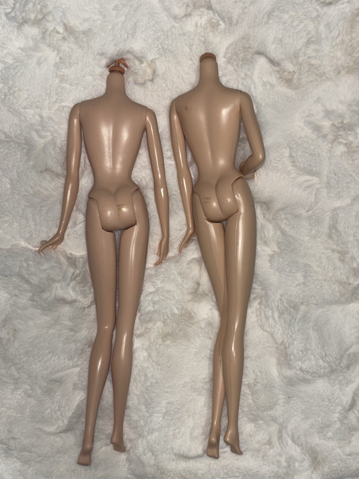 Nude Barbie Model Muse Body Medium Complexion Lot Of 2
