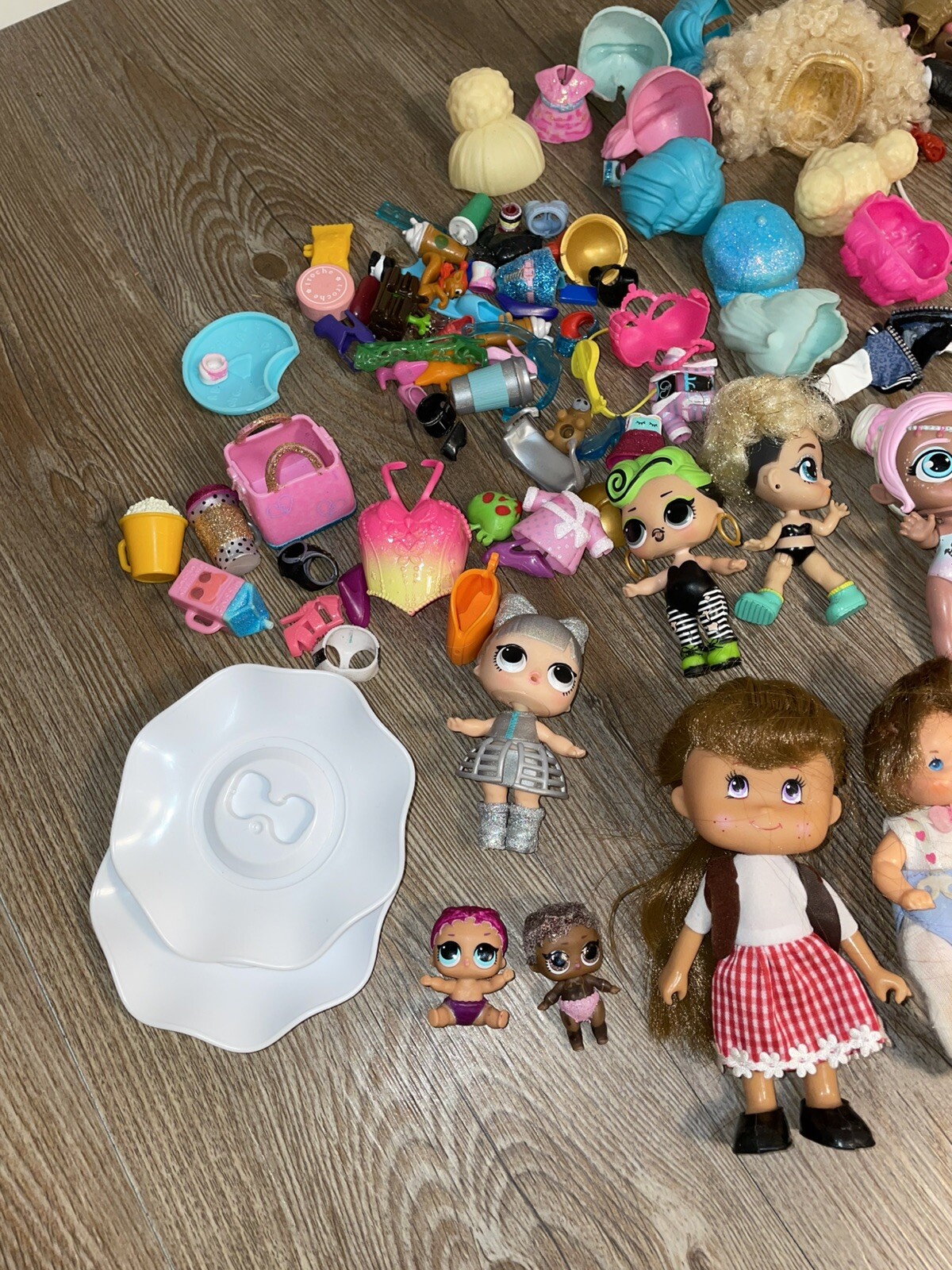 Random Doll Lot + Accessories, Clothes & More
