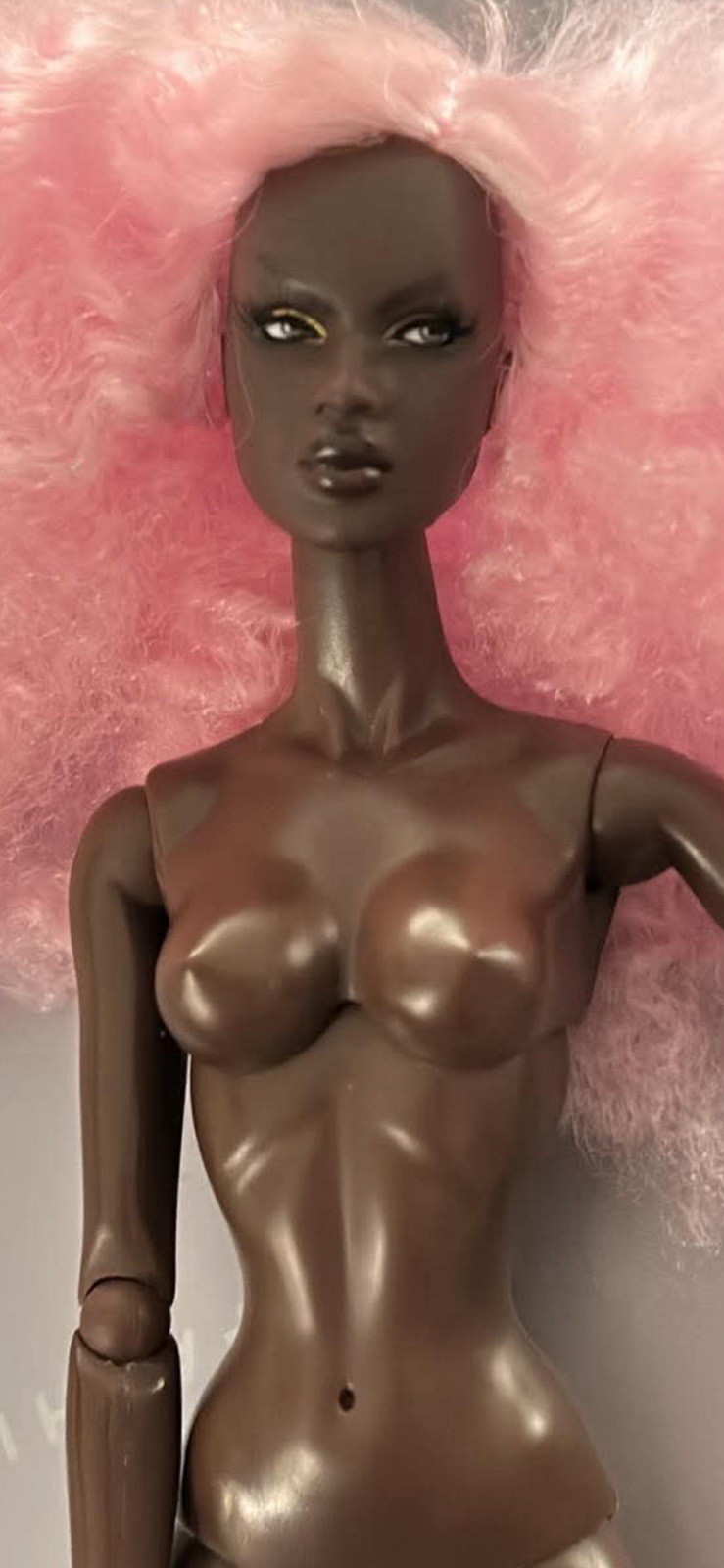 Integrity Toys Repaint NUDE Candydloss Afro Repaint Doll