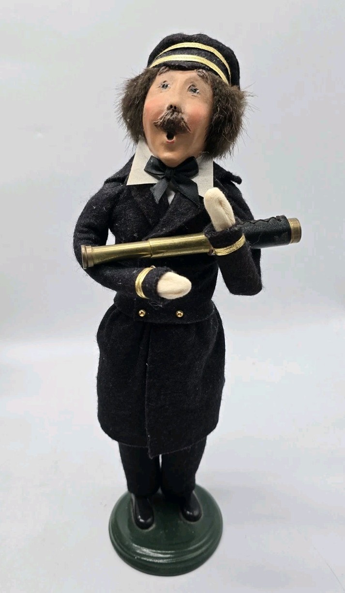 Byers’ Choice Nautical Series Carolers SEA CAPTAIN with TELESCOPE LTD Ed 2002