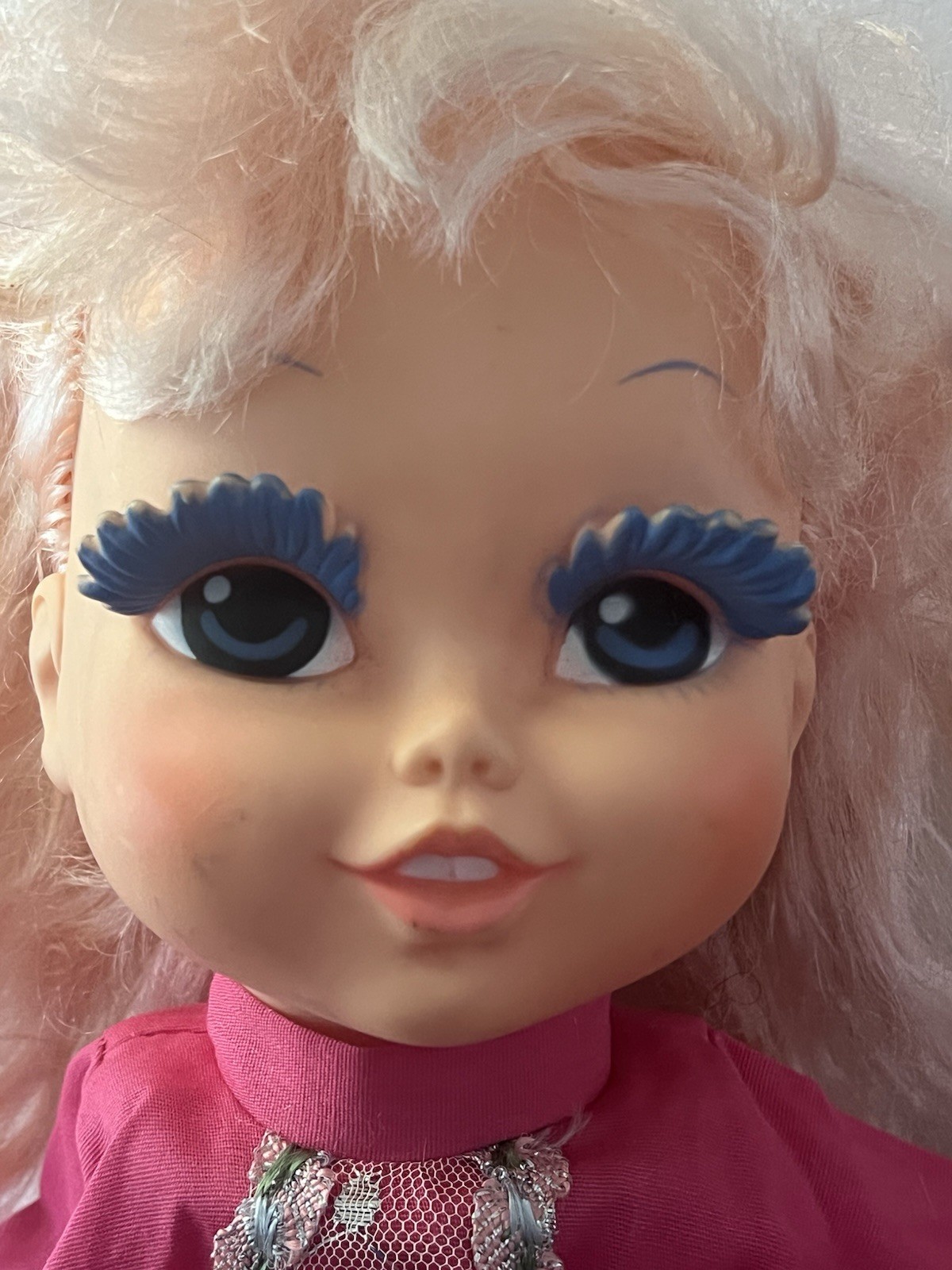 Extremely Rare Beautiful Vintage 24” eegee GYPSY Poppett doll, Puppet 2ft Blonde