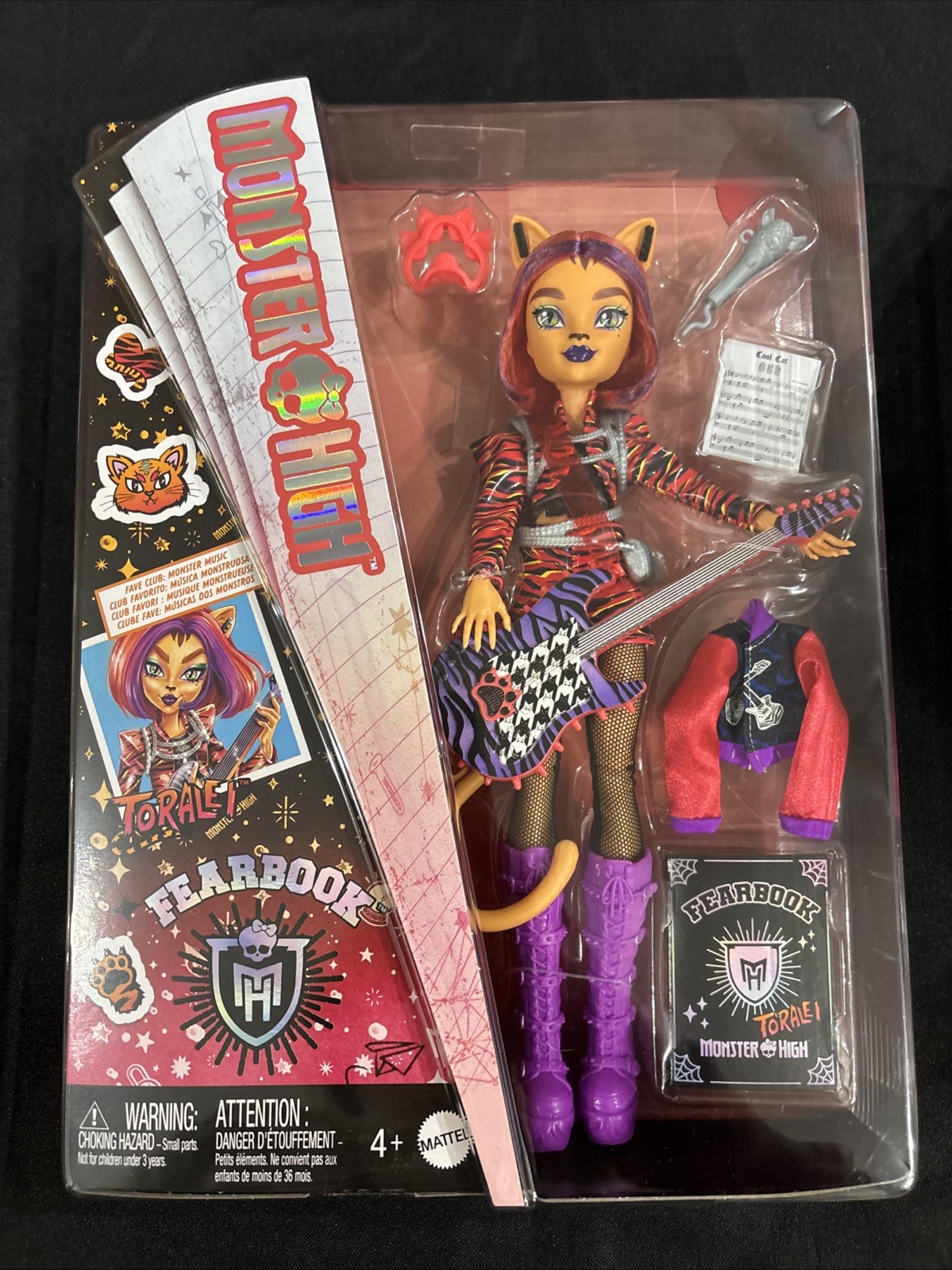 Monster High Toralei Fearbook Monster Music Club