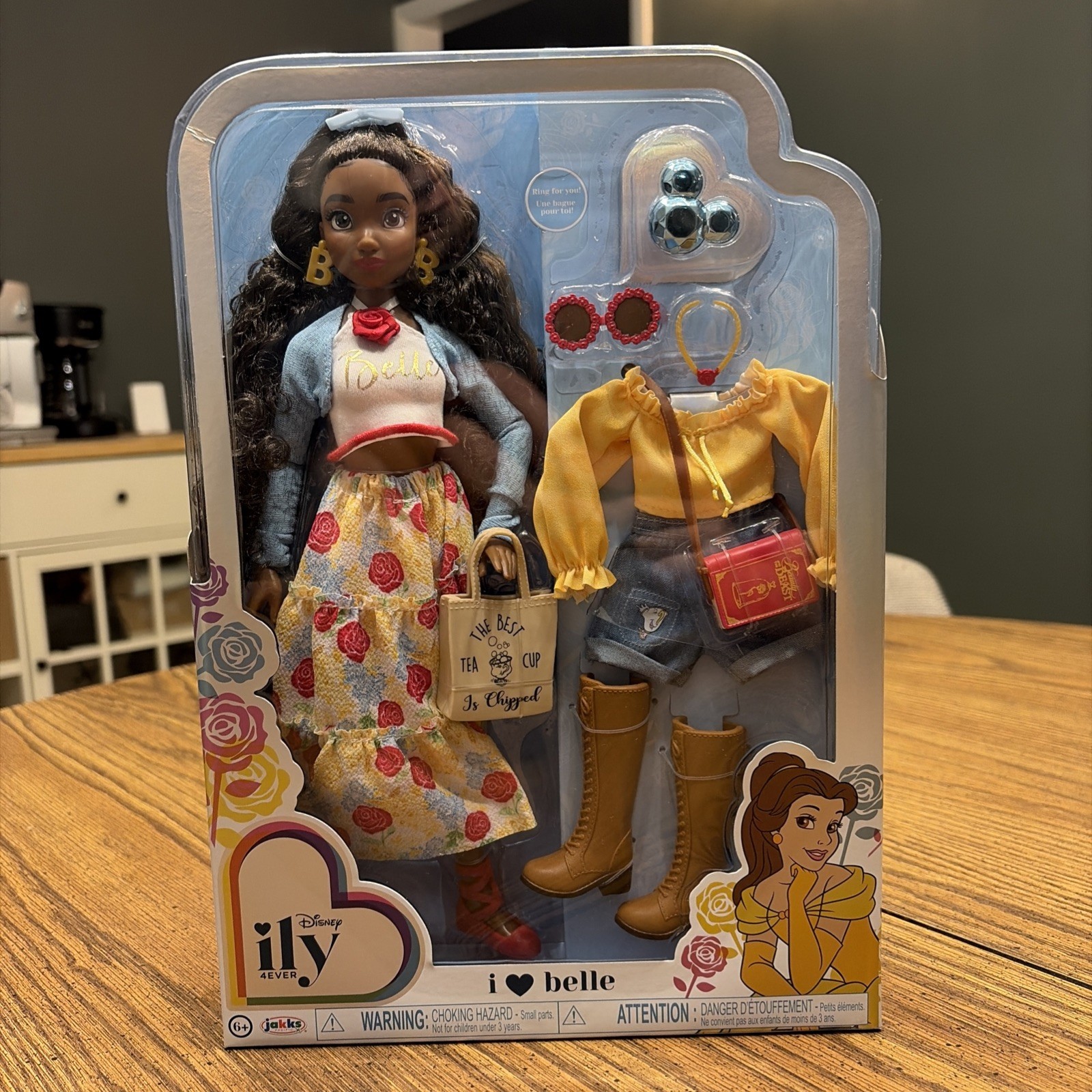 Disney ily 4EVER Belle I Love Belle Brunette Fashion Doll Mix and Match Outfits