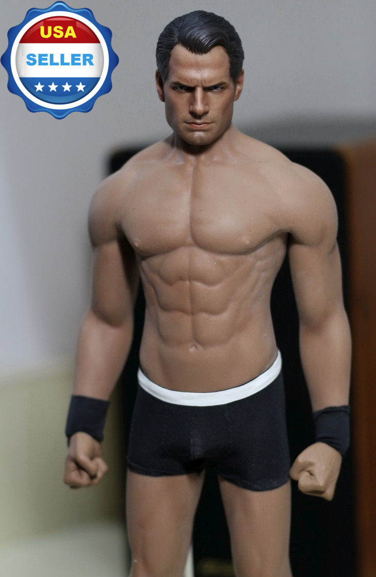1/6 Henry Cavill Superman Clark Kent 2.0 Figure W/ Phicen M33 MUSCULAR body