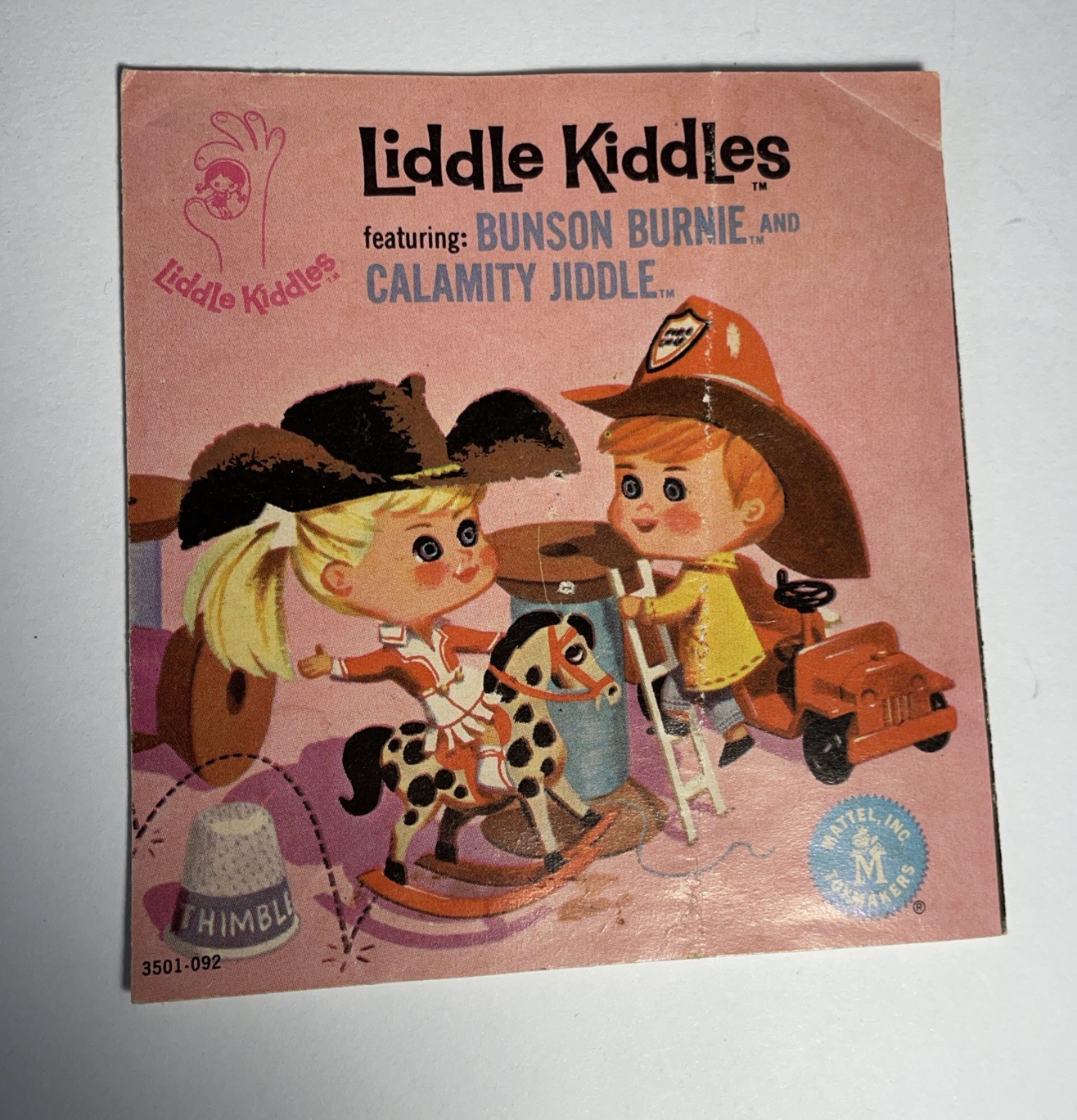Vintage Mattel Liddle Kiddle Doll + Liddle Kiddles Booklet