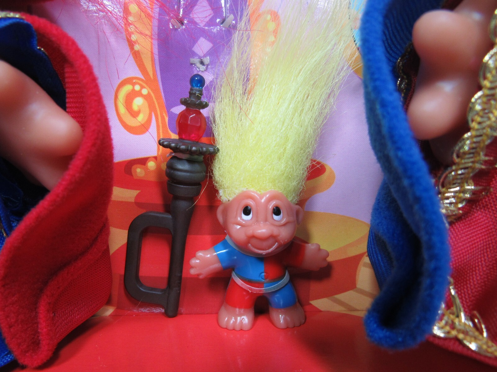 KING AZUL & QUEEN RUBY – 5″ DAM Troll Dolls – NEW IN PACKAGE