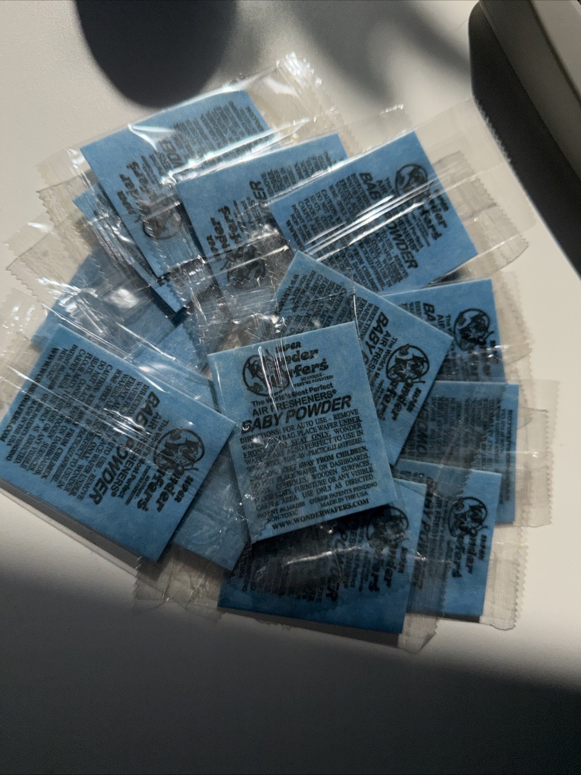 Baby Powder Wonder Wafers Reborn Doll Scented Air Fresheners Lot Of 15