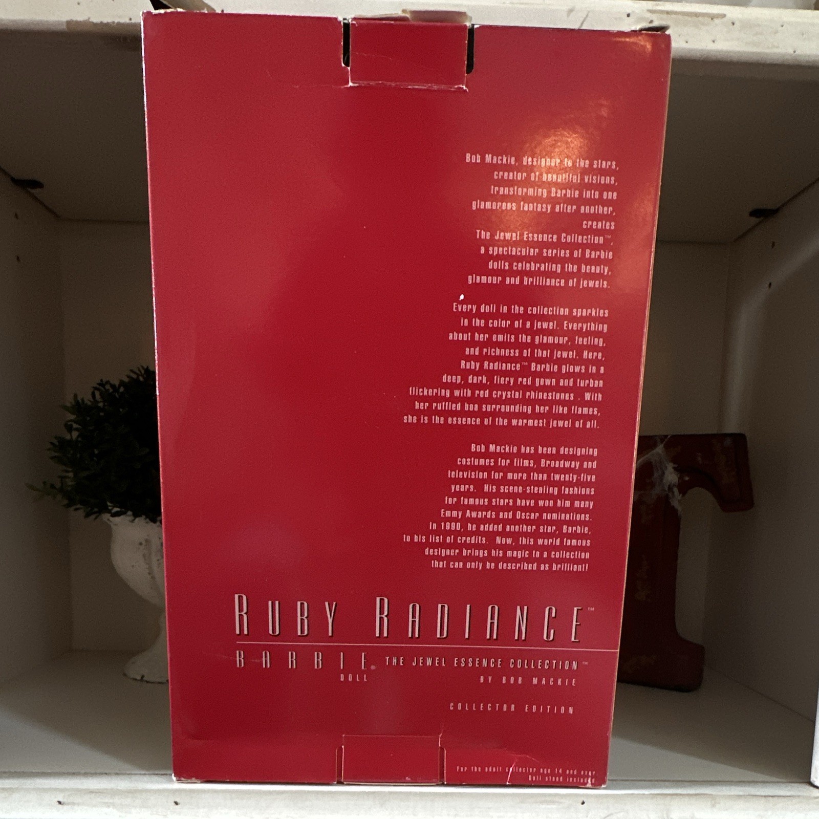 Ruby Radiance Jewel Essence Collection Bob Mackie Barbie Doll 1996 Mattel 15520