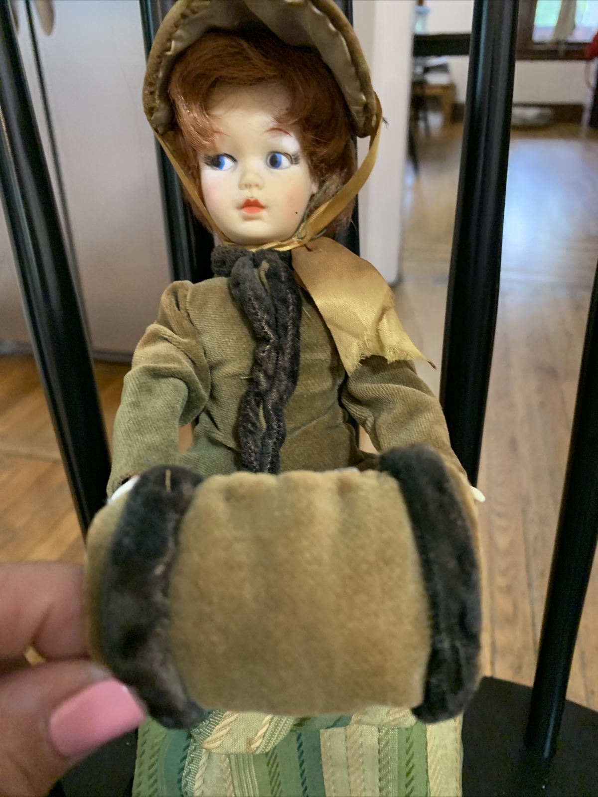 VTG DRESS ME DOLLS 12” Tall Grant Plastics Dressed Handmade Costume Dl203