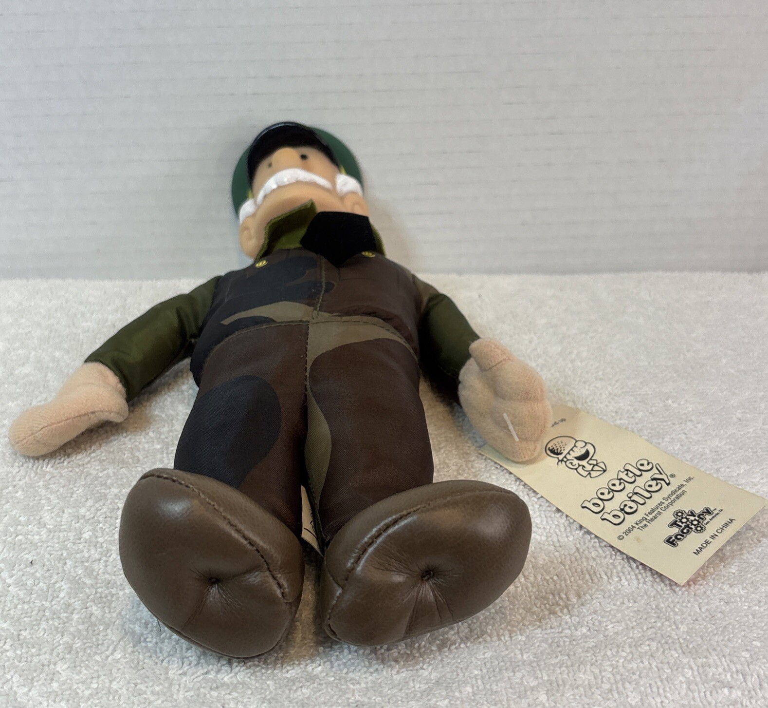 Vintage 2004 Beetle Bailey General Halftrack plush – New With Tags