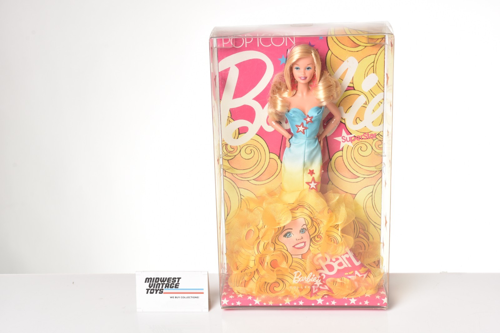 2010 Mattel Pop Icon Barbie SuperStar Collector Pink Label R4543