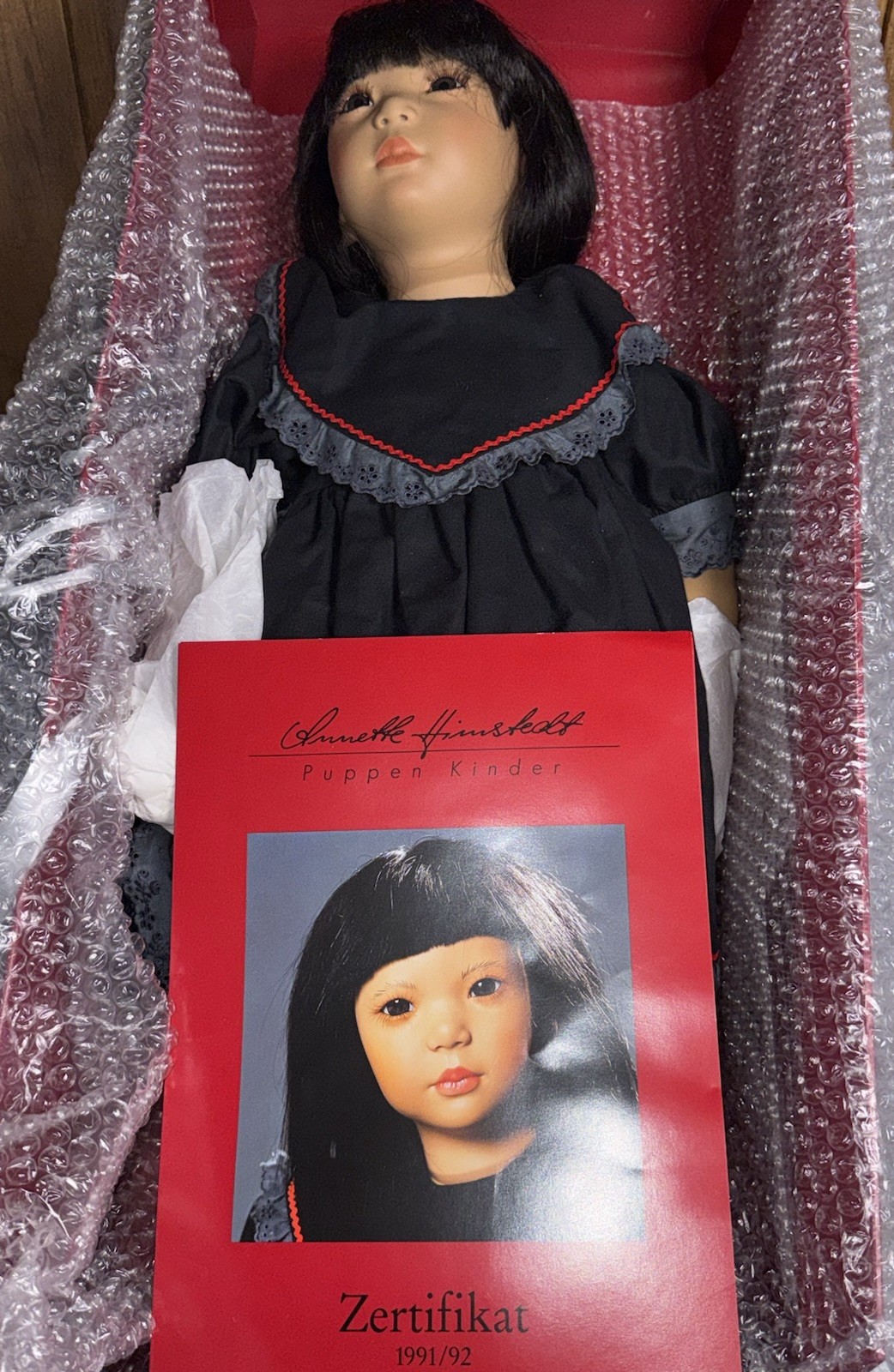 Annette Himstedt Doll Vinyl Asian Shireem 26in. Faces of Friendship Series