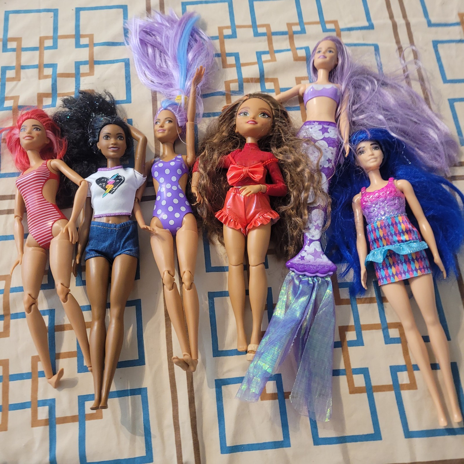 Barbie Dolls Lot of 8 Mattel 2020’s