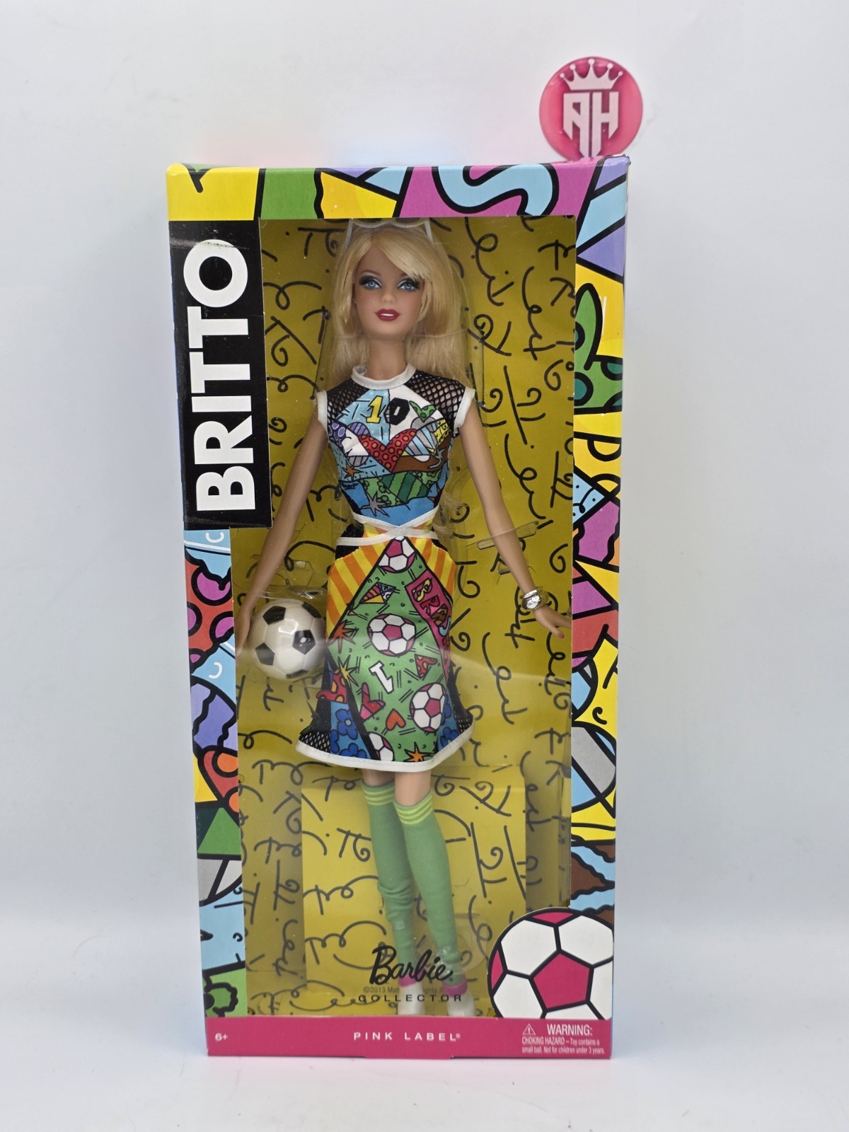 Barbie Britto Pink Label Collector Doll 2013 Mattel #BCP98 Rare