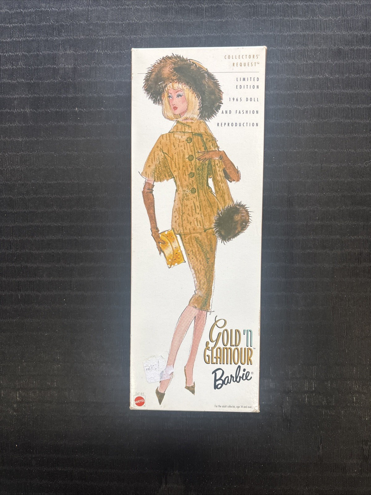 Mattel Gold ‘N Glamour Barbie 2001 Collector’s Request Vintage Reproduction Doll
