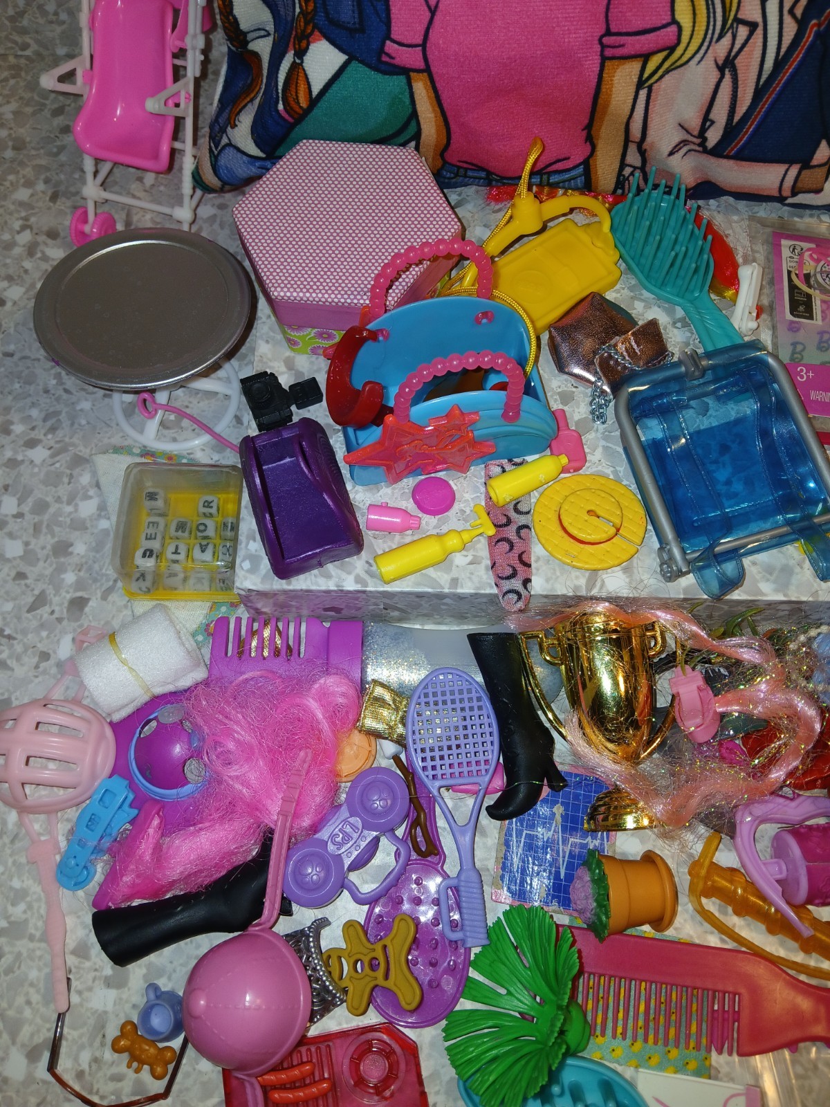 Barbie Type Random Accessories Lot 20+ Pieces