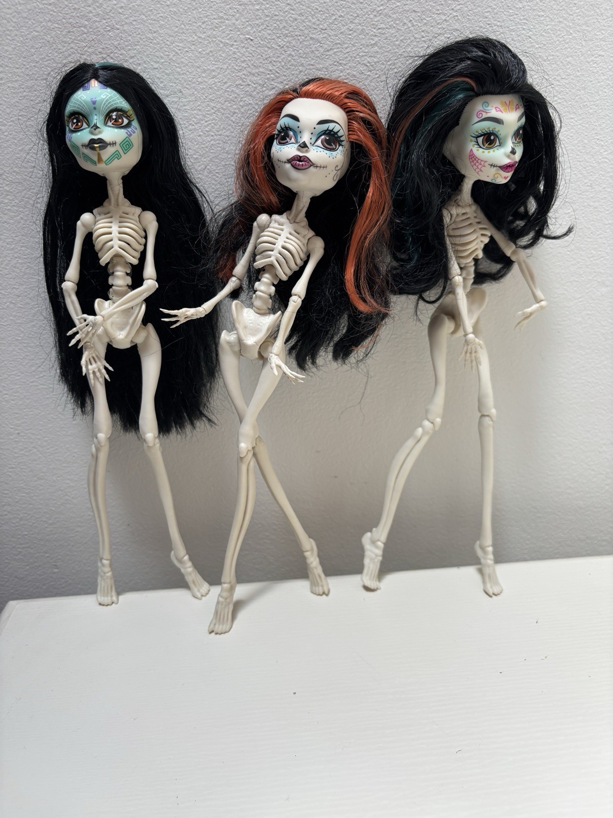 3 Nude Monster High Skeletal Calaveras Doll Scaris 2013 Howliday 2024 2025 OOAK