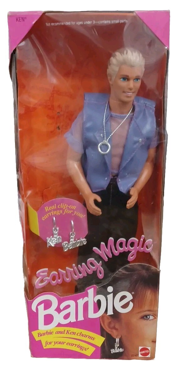 Mattel 2290 Earring Magic Ken Doll (1992)