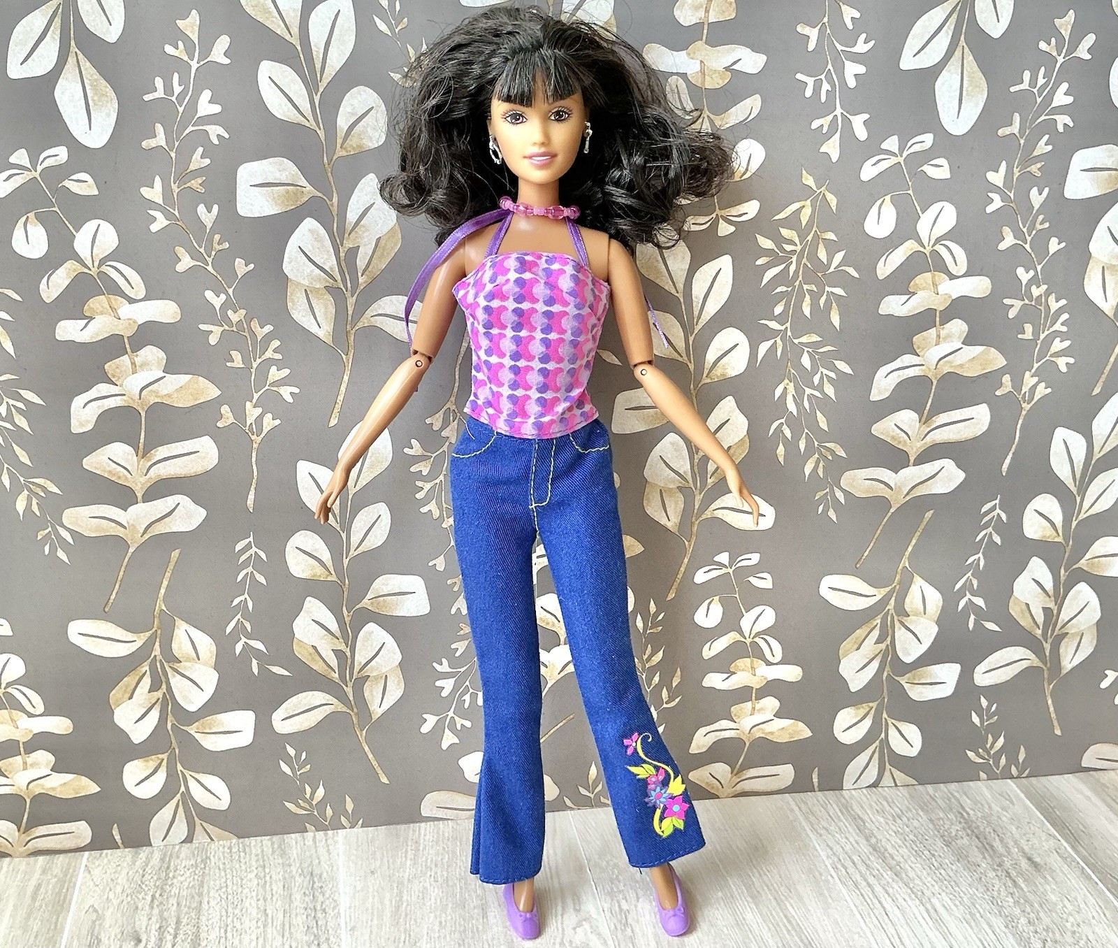 Barbie Happy Family Midge Shopping Doll African American Redressed RARE VHTF