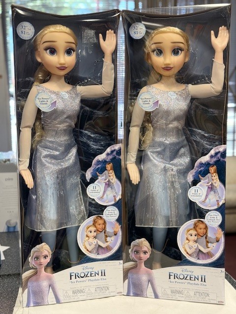 Disney Princess My Size Elsa 32″ Life Size Frozen Doll 2020 Lights & Talking 2pk