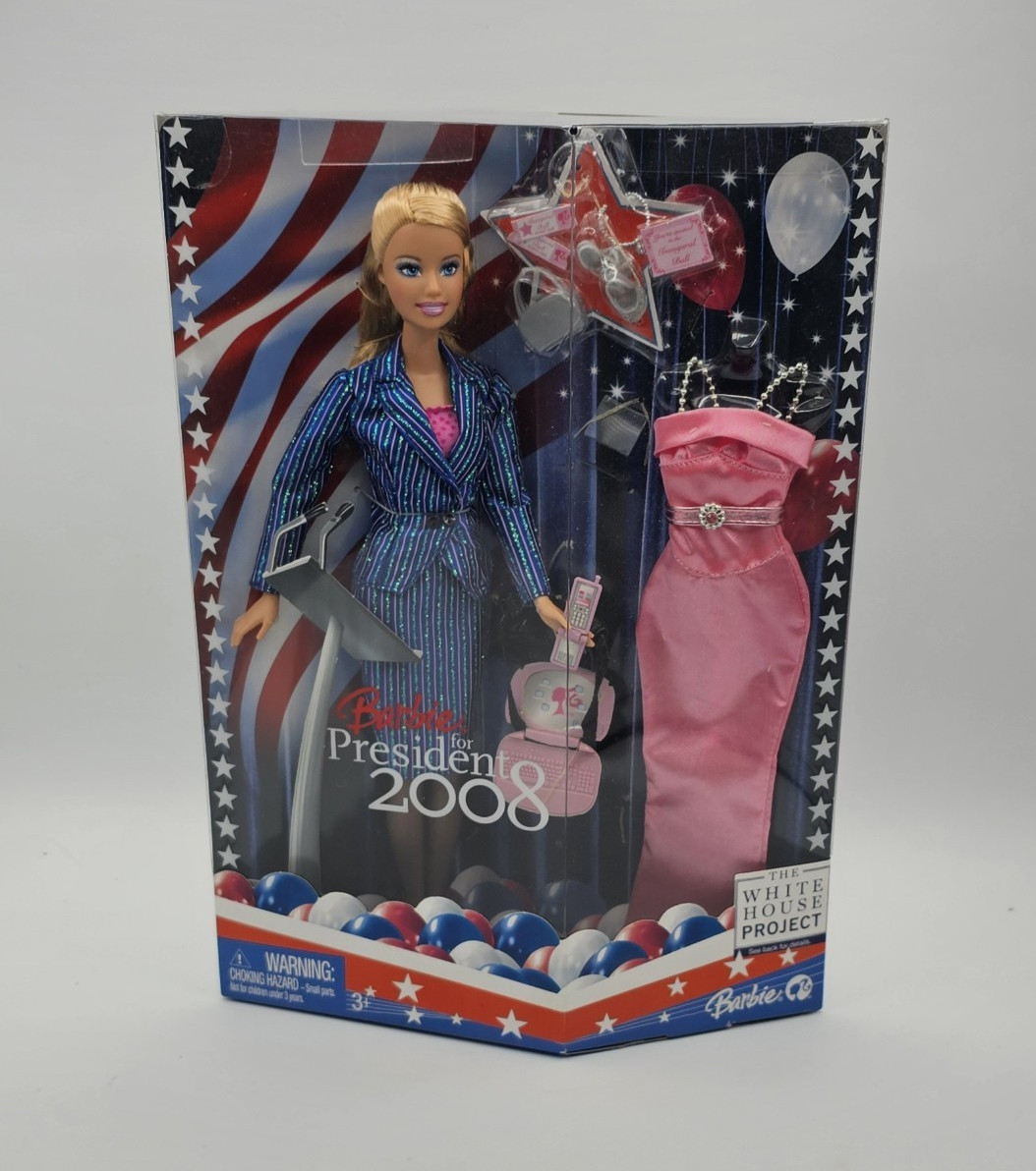 Barbie for President 2008 White House Project Collector Doll w/ Outfit & Accs