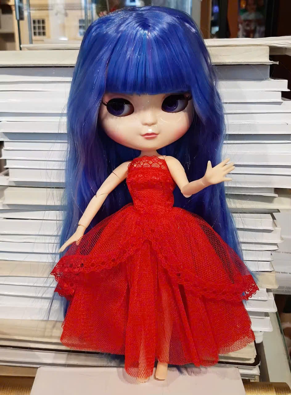 Custom-base Blythe Nude Doll from Factory 1/6 BJD 12” Joint Body Various Hair