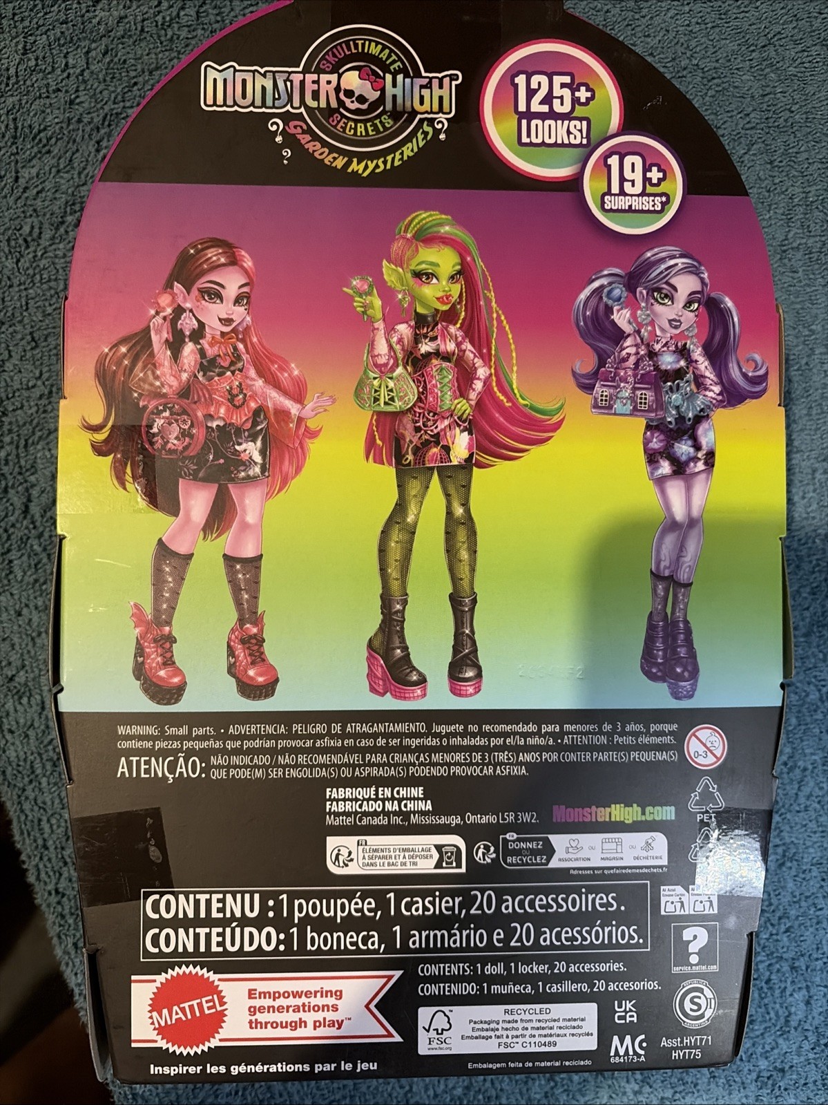 Monster High Skulltimate Secrets Garden Mysteries Venus McFlytrap w/ Accessories