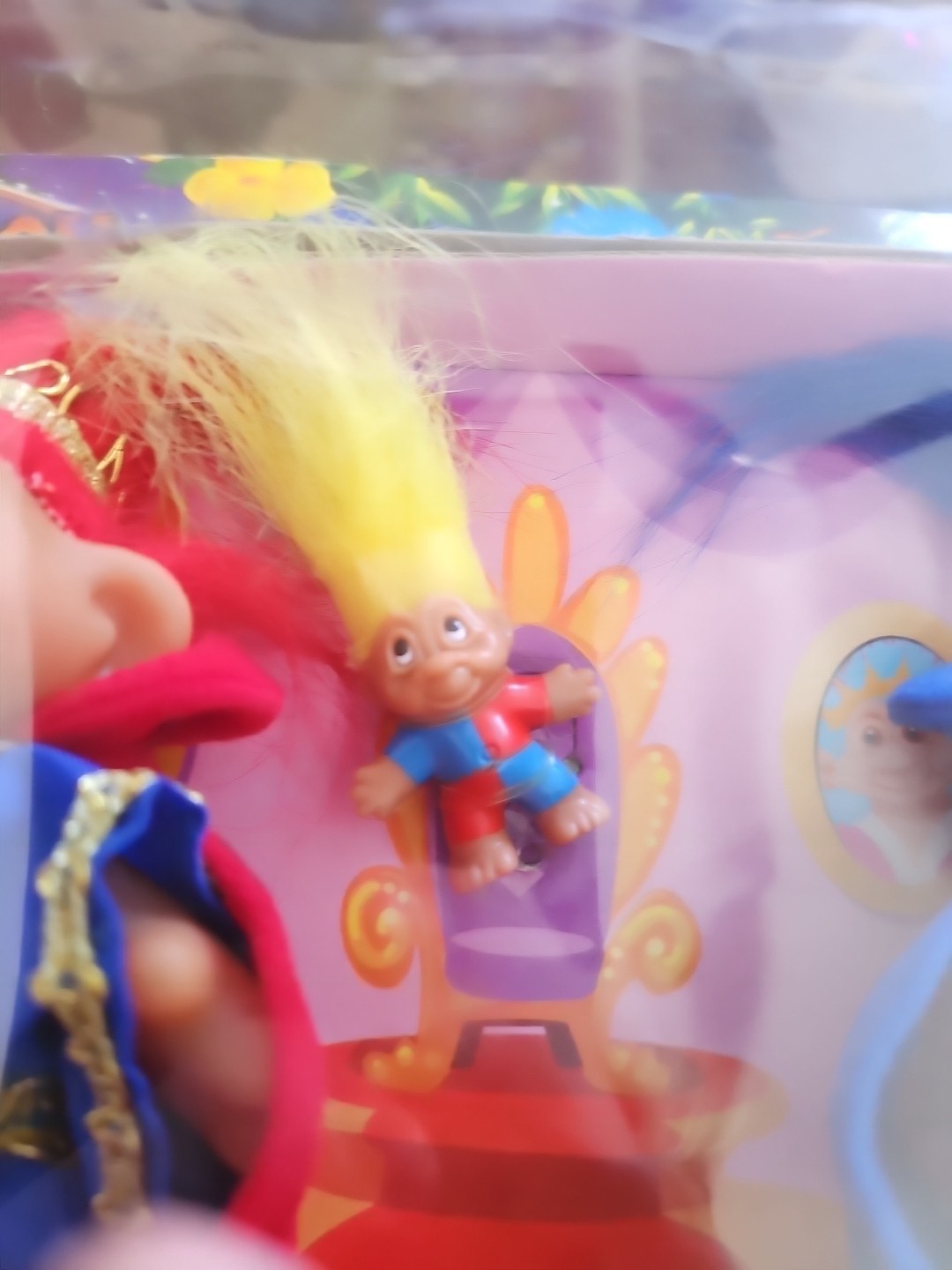Totally Troll King Azul & Queen Ruby 2001 New in Package Vintage NOS Playmates