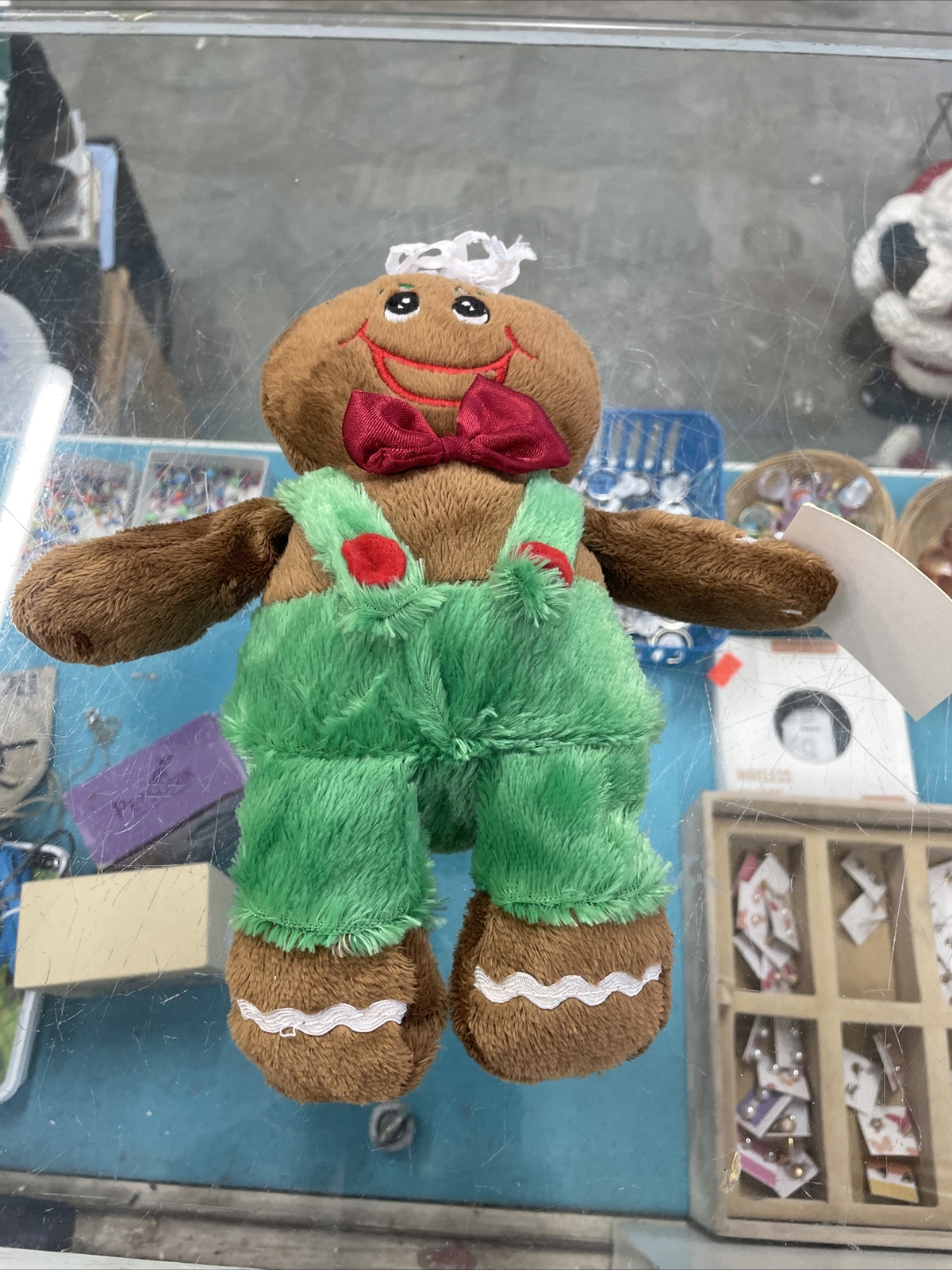 Top shelf gingerbread man doll