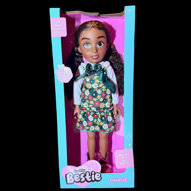 Be My Bestie 18″ Charlie Doll – Flower Outfit – Jakks Pacific -Brand NEW in Box