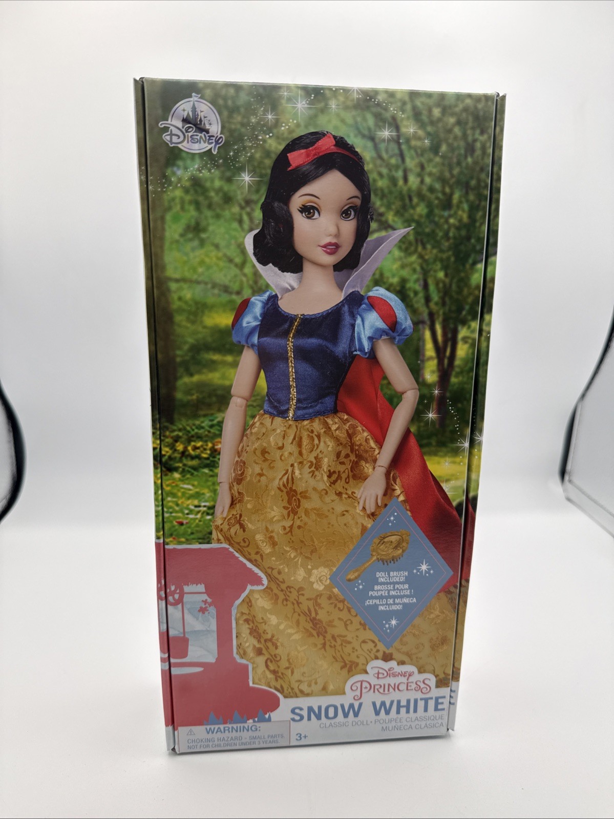 Disney Princess Snow White 12 Inch Classic Doll With Doll Brush Age 3+ Nib