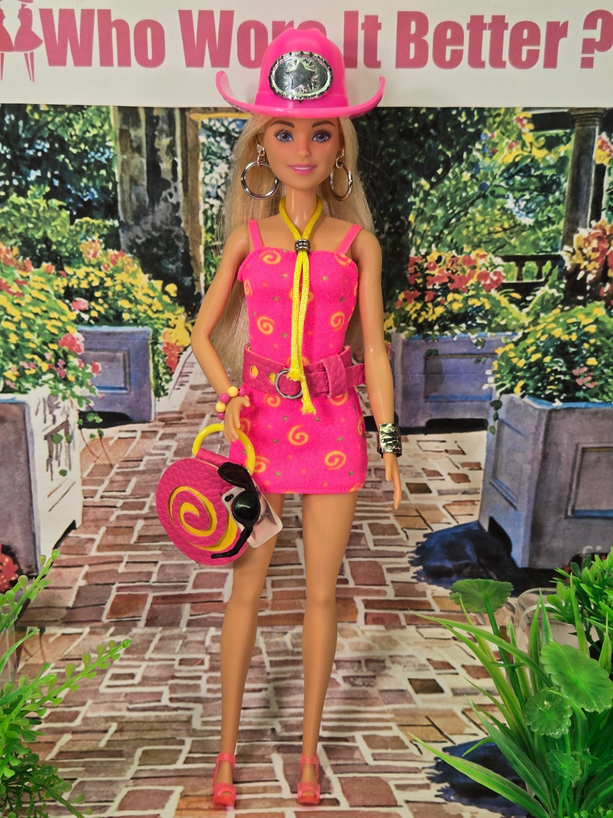 “Who Wore it Better Ruffle Fun Redone–Tracee & Mariah” Dress OOAK Accessories