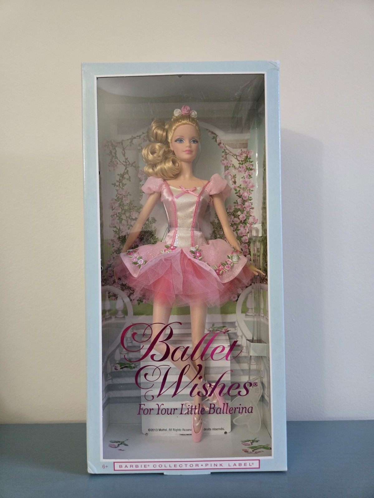 Barbie Collector Ballet Wishes Doll Pink Label 2013 Mattel BDH12