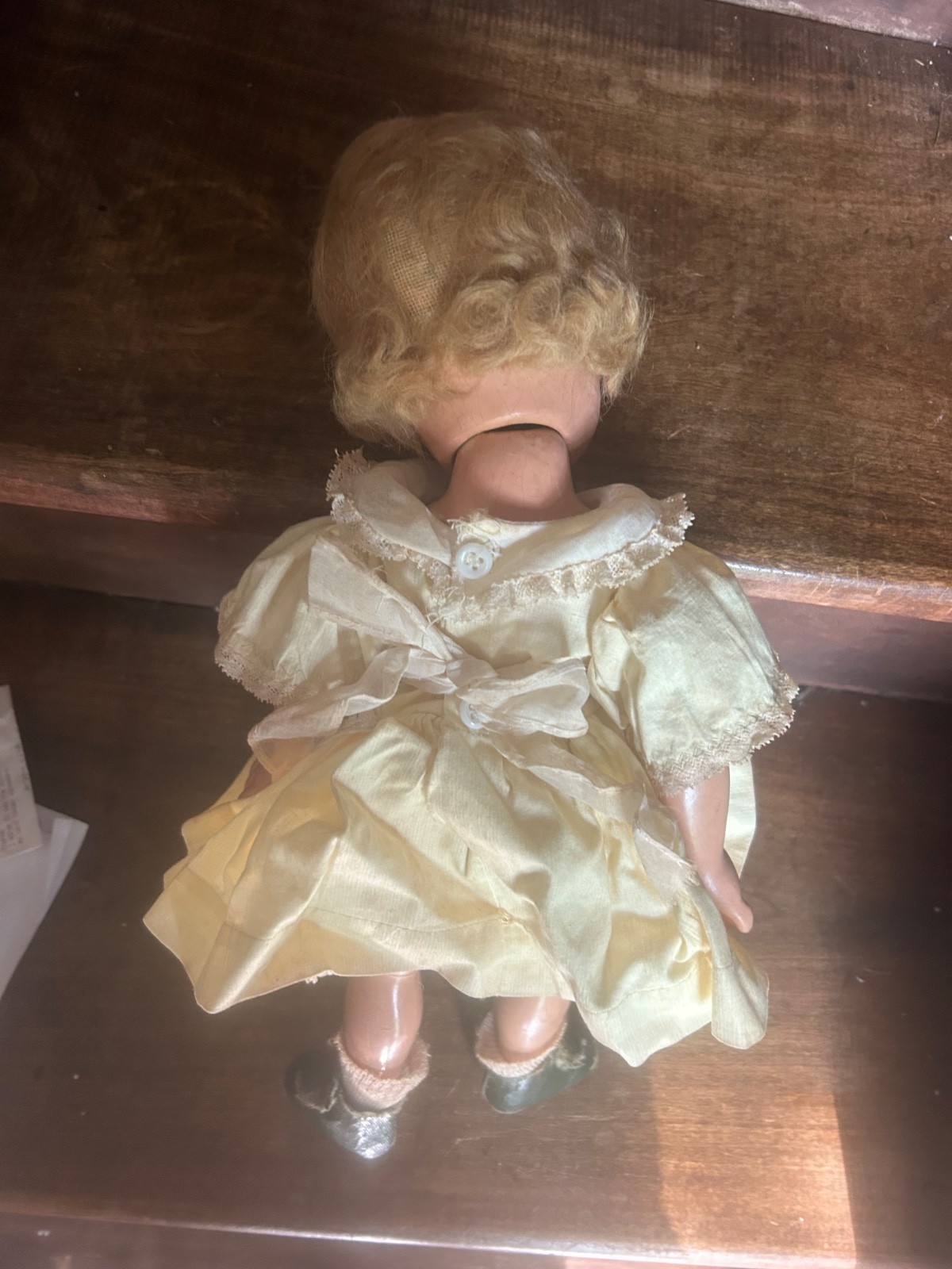 Effanbee Anne Shirley 20” Composition or Hard Plastic Doll 1940s or 1950s