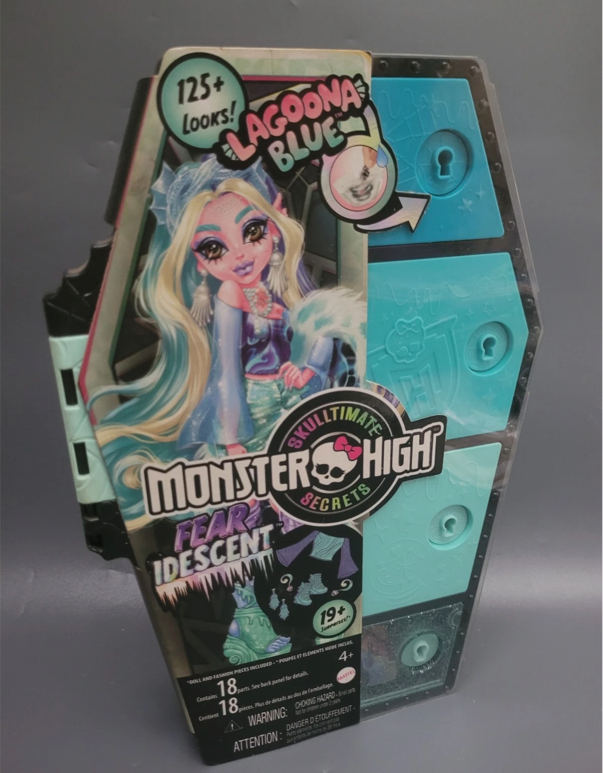COMPLETE SET -5 pcs Monster High Skulltimate Secrets Fearidescent 125 looks Doll