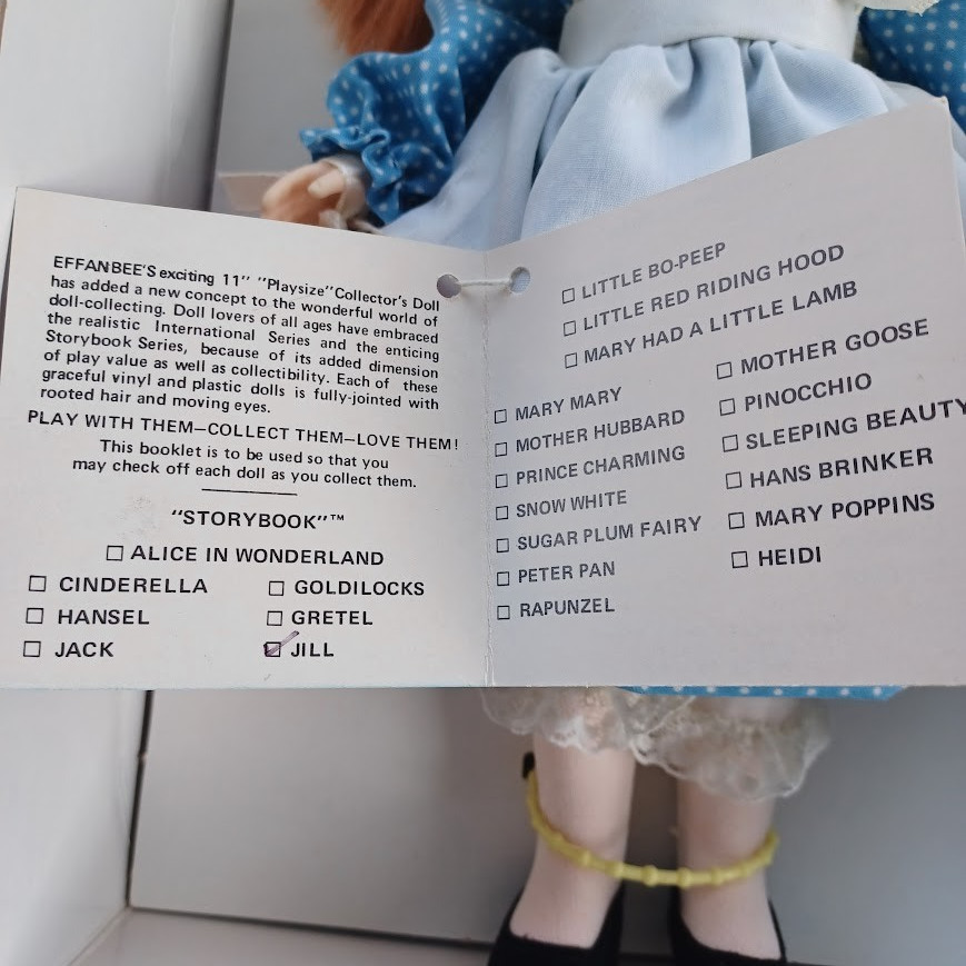 2 Vintage Effanbee JACK & JILL Dolls – Storyland Series – Girl and Boy Doll