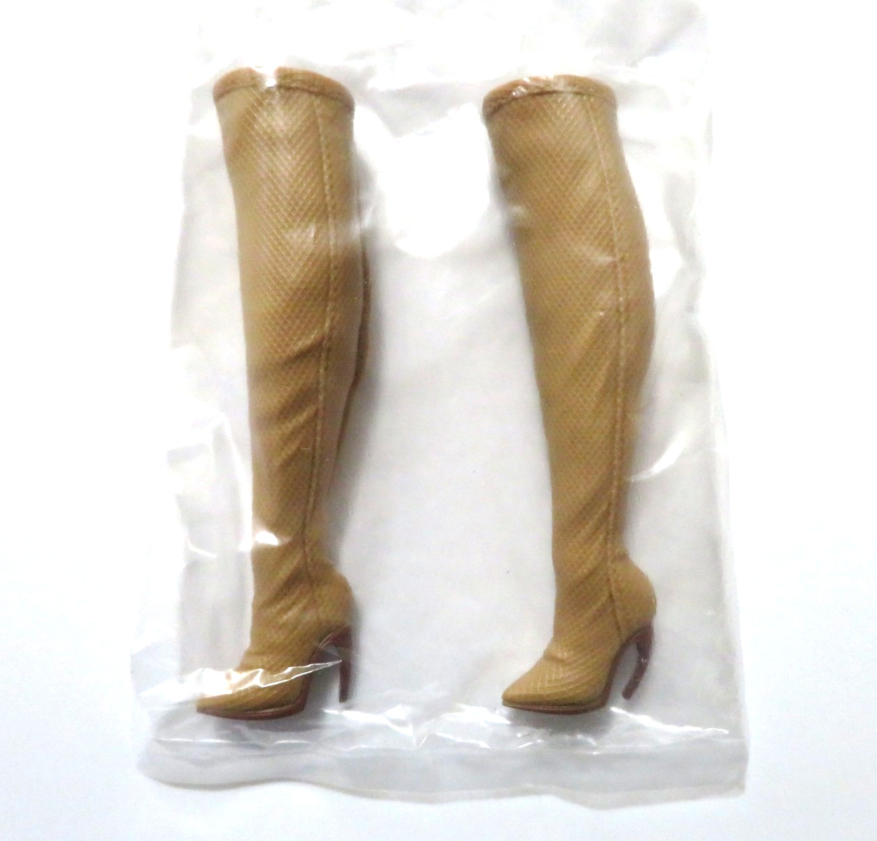 Barbie Basics You Create 2026 Neutral 001 Doll Shoes High Heel Tan Boots