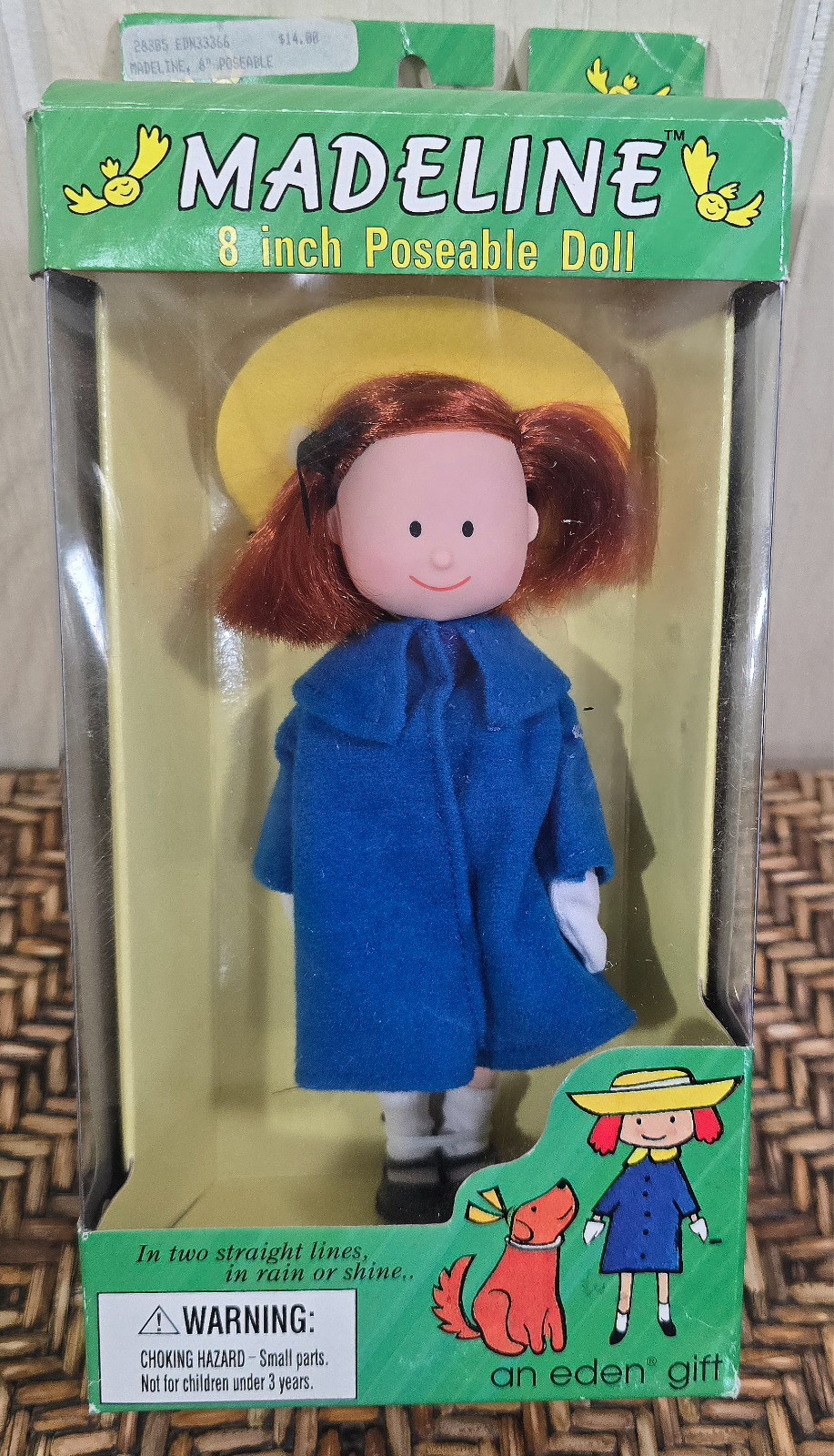 MADELINE 8″ Poseable Doll 1996 Vintage W/Box