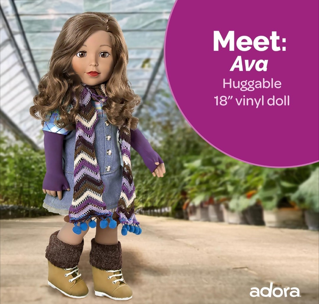 Adora Amazing Girls – 18” Fashion Doll, Poseable Limbs,