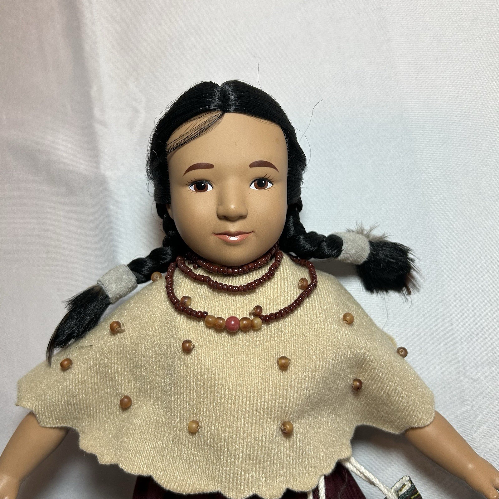 Vintage 90s Sandy Dolls Native American Doll 12-13 Inches tall Collectible