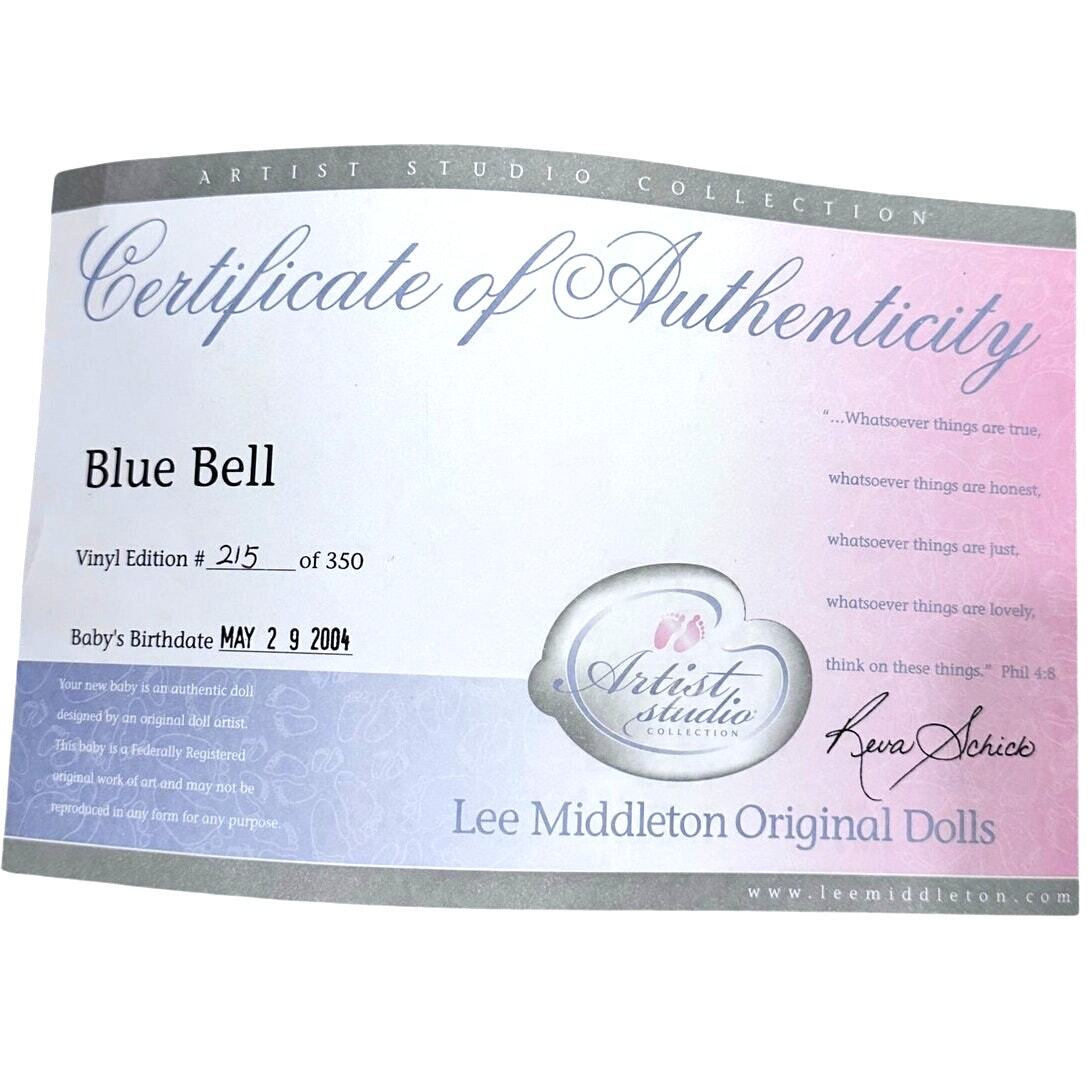 Lee Middleton Original Dolls “Blue Bell” Model 01139-2004-215/350 NEW in Box!