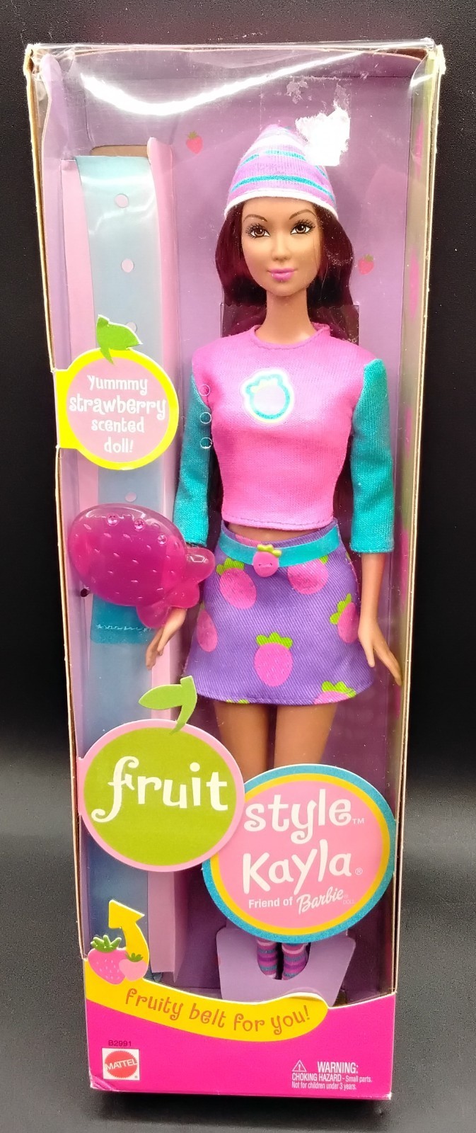 2002 Kayla Friend Of Barbie Fruit Style Doll Strawnerry Scented B2991 NRFB