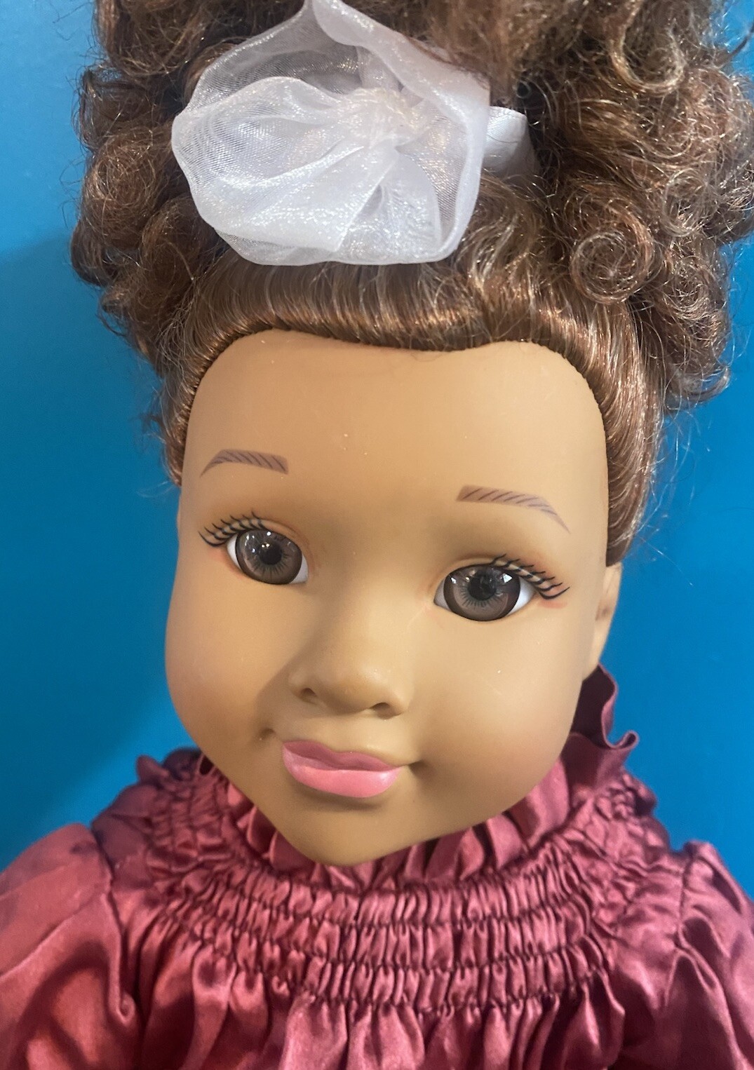 “Positively Perfect” 2 DOLLs:: DIVAH ABRIELLE 18″ AND AALIYAH 14″ EUC