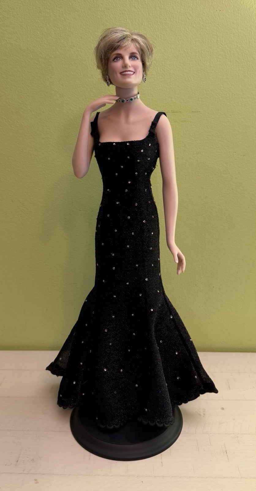 Vintage Franklin Mint Princess Diana Princess Of Sophistication Porcelain Doll